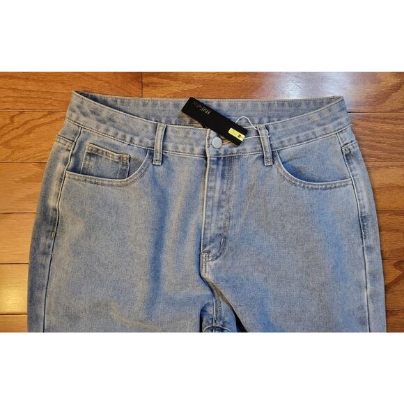 Nv Felix Jeans Light Blue Denim Women Size XL NWT High Rise W32 L31 - Picture 11 of 12